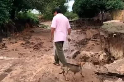 Video: la correntada hizo estragos en La Salvación, en La Cocha