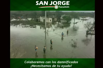 San Martín y San Jorge se solidarizan con los inundados del sur