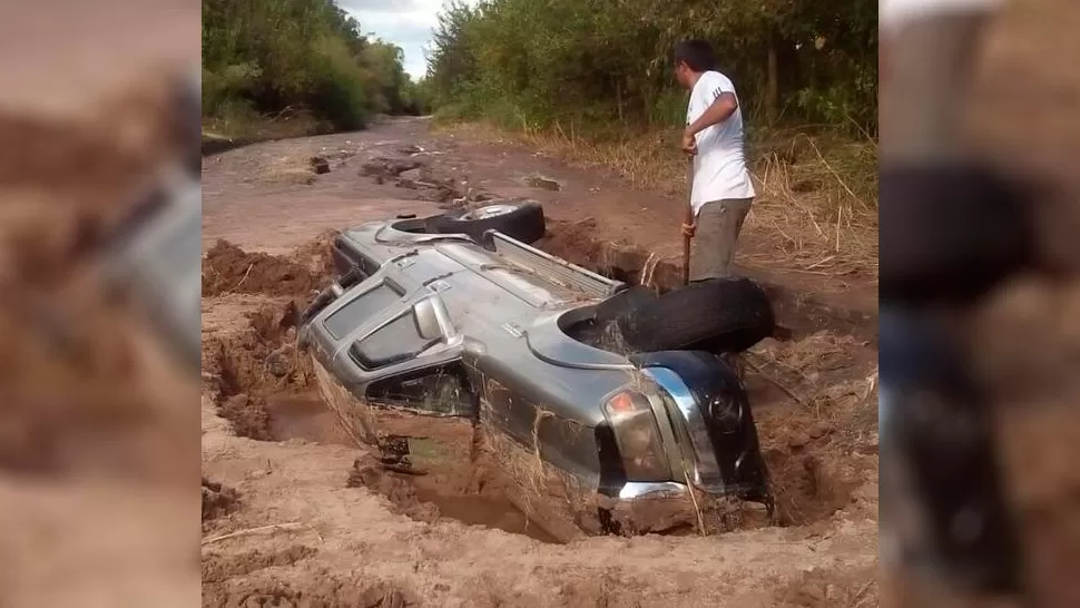 De la camioneta sepultada por el barro en Graneros habló todo el país