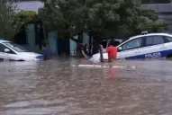 Videos: un fuerte temporal convirtió en ríos las calles de Comodoro Rivadavia