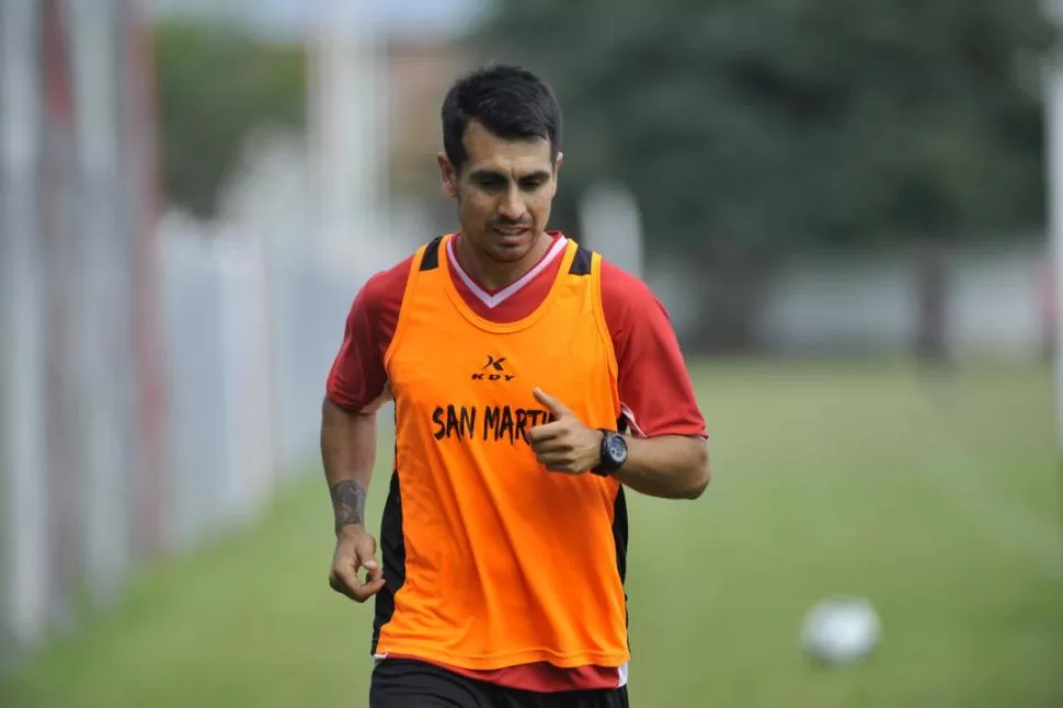QUIERE JUGAR. Gracián está recuperado de su lesión y sería titular el domingo contra Instituto. “Tengo muchas ganas”, dijo. la gaceta / foto de inés quinteros orio