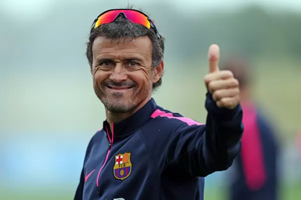 Luis Enrique salió en defensa de Messi y Piqué