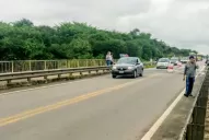 Restablecen el paso sobre el puente del río Marapa en la ruta 38