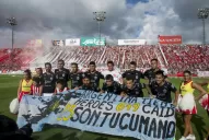 El pueblo de San Martín cumplió: La Ciudadela se llenó de rojiblanco