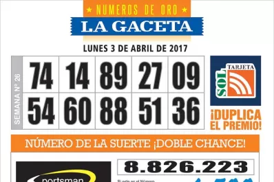 Los Números de Oro de LA GACETA