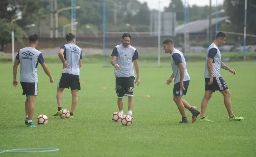 ENTRENAR PARA VOLVER A GANAR. Evangelista, Lucchetti, Barbona, Zampedri, entre otros, durante un ensayo. El equipo deberá mejorar para volver a ganar durante la seguidilla de partidos de abril.  la gaceta / foto de Antonio Ferroni