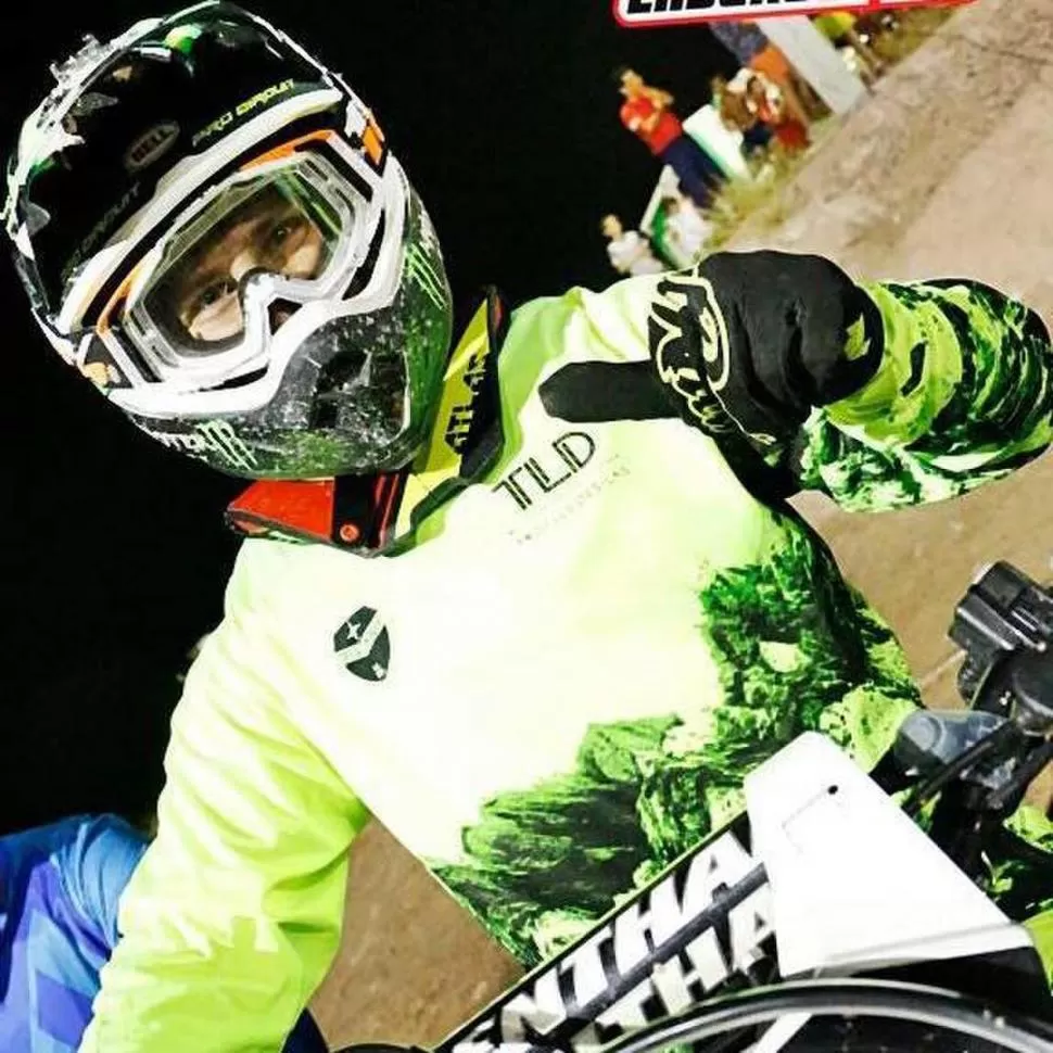 BUEN TRABAJO. Gonzalo Díaz Vélez fue 4° en MX2 B. 