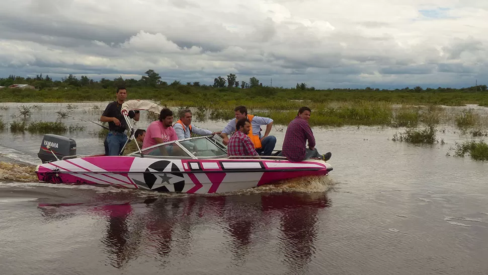 La amenaza de nuevas lluvias preocupa en localidades como La Madrid, que quedó bajo el agua. LA GACETA / OSVALDO RIPOLL