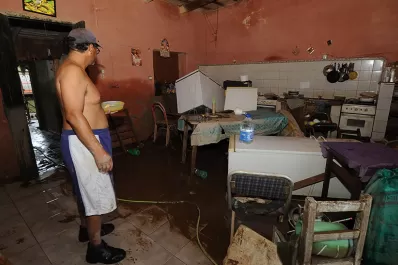 Baja el agua en La Madrid: las fotos de cómo quedaron las casas por las inundaciones
