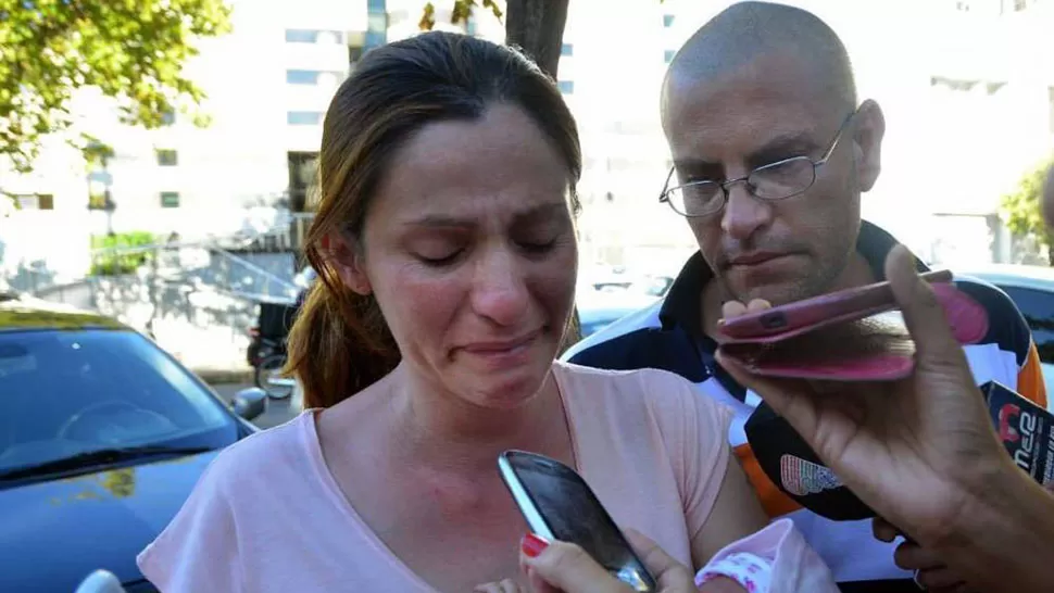 Carina Di Marco, la madre de la niña asesinada. FOTO TOMADA DE LOSANDES.COM.AR