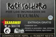 Bandas tucumanas rockean para ayudar a los inundados