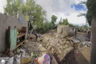 La correntada dejó inservibles al menos 80 casas en El Sacrificio