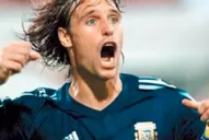 A mí me saludaron todos, contó Cavenaghi diferenciándose de Batistuta