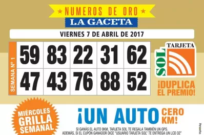 Los Números de Oro de LA GACETA