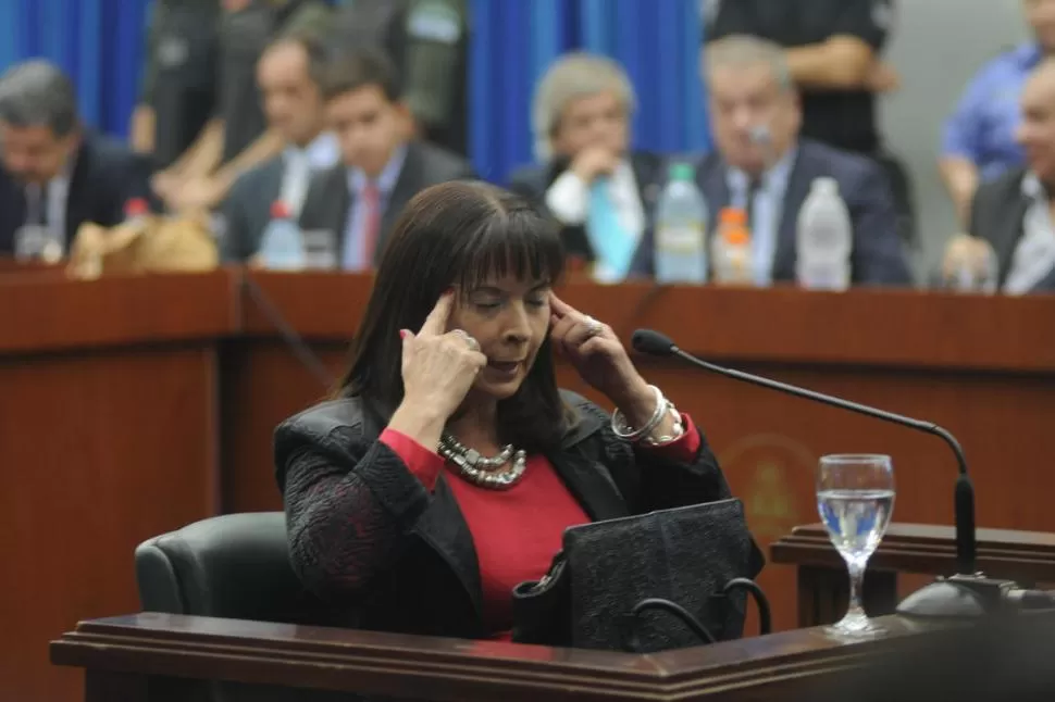 NO SE CALLÓ. Susana Trimarco generó un vendaval cuando en su declaración vinculó al mirandismo con los miembros del Clan Ale. la gaceta / foto de analía jaramillo