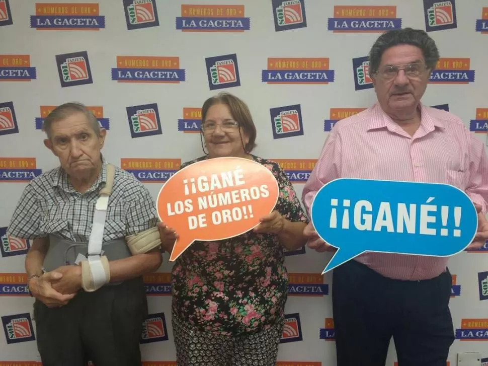 PROTAGONISTAS. Mercedes Díaz (a la izquierda su marido, Leonardo Bermúdez) y Jorge Luis Pedraza.  