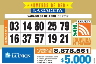 Los Números de Oro de LA GACETA