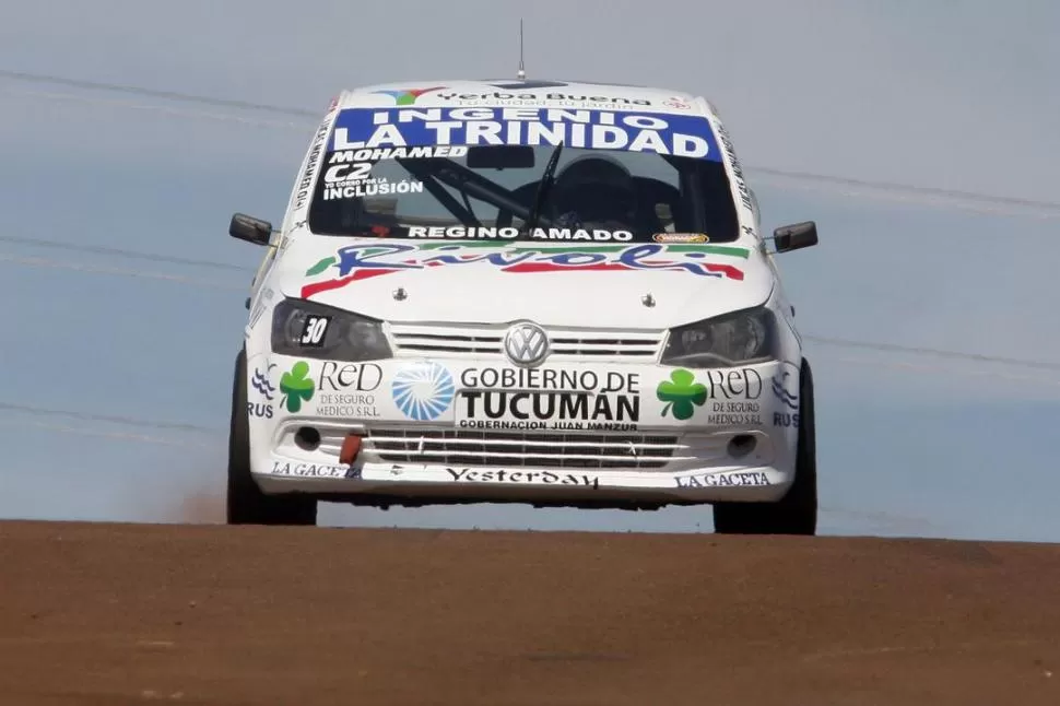 TUVO RESTO. El VW Gol Trend de Mohamed fue de menor a mayor. prensa mohamed competición