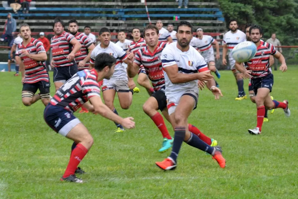 REGRESO. Gabriel Ascárate volvió a jugar para Natación y aportó un try. la gaceta / foto de josé nuno