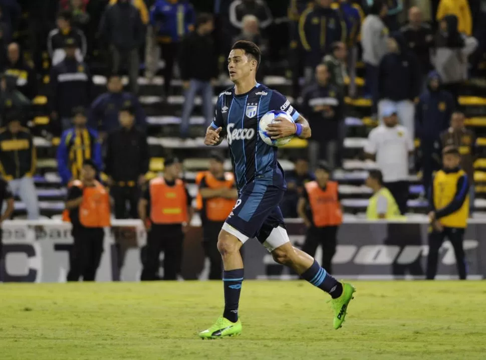 IMPORTANTE. Así como lo fue en Quito, por su gol a El Nacional, Zampedri supone ser una pesadilla para Wilstermann. foto de marcelo manera