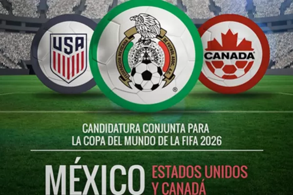 Estados Unidos, México y Canadá oficializaron una candidatura conjunta para organizar el Mundial de 2026