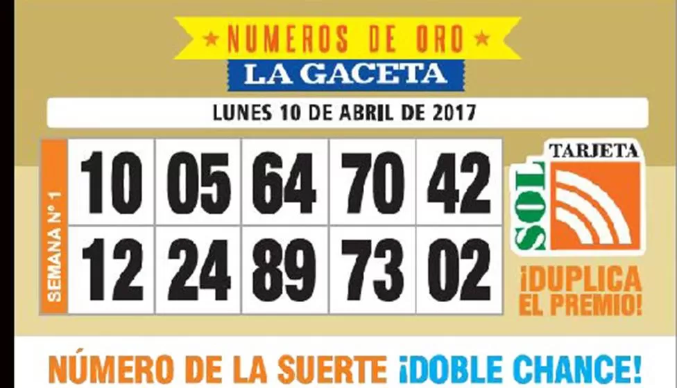 Los Números de Oro de LA GACETA