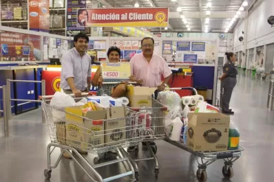 Un festejo de cumpleaños con mercadería de Gómez Pardo
