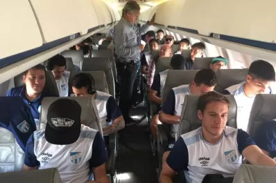 Ahora sí, los jugadores de Atlético tuvieron un vuelo tranquilo