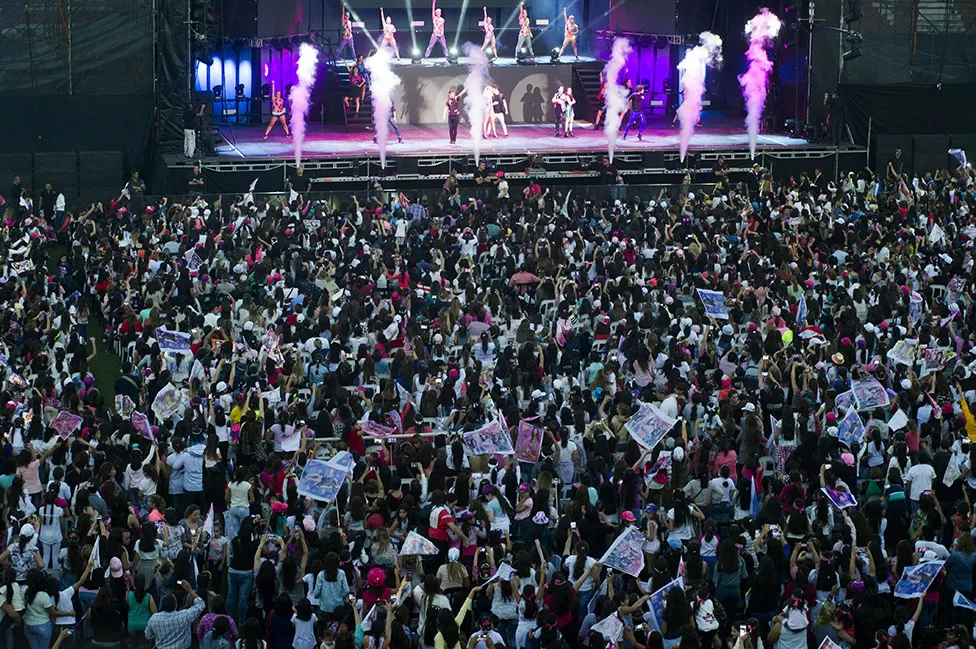 SAN MARTÍN. Show de Soy Luna.FOTO LA GACETA/ DIEGO ARÁOZ.