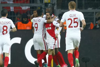 Monaco se llevó una valiosa victoria ante Borussia Dortmund en Alemania