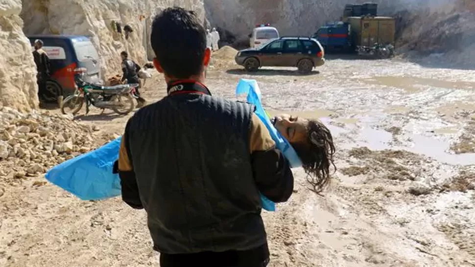 ATAQUE QUÍMICO EN SIRIA. Las imágenes impactan. FOTO DE REUTERS.