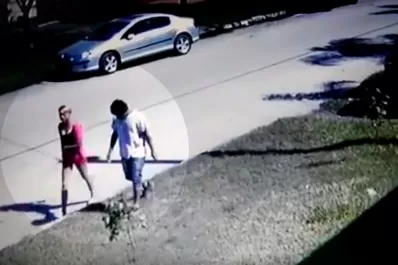 Apareció un video que muestra a Ornella caminando con un sospechoso el día de su muerte