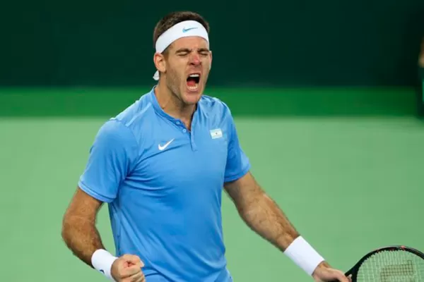 Del Potro sube en el ránking y sigue siendo el mejor tenista argentino