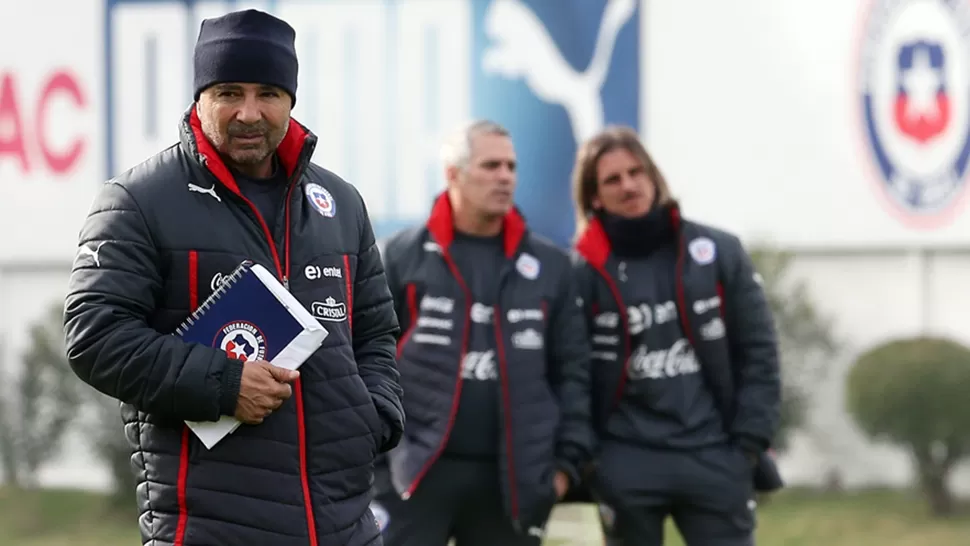 JORGE SAMPAOLI Y EX COLABORADORES (FOTO PRENSA FÚTBOL)