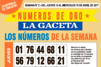 La grilla completa de los Números de Oro