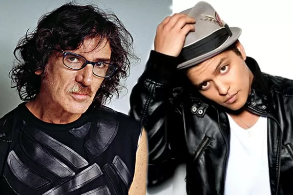 Escándalo: Charly García acusó de plagio a Bruno Mars