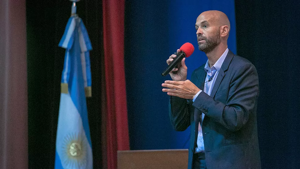 GUILLERMO DIETRICH. El ministro de Transporte, durante su visita a Tucumán. PRENSA MINISTERIO DE TRANSPORTE