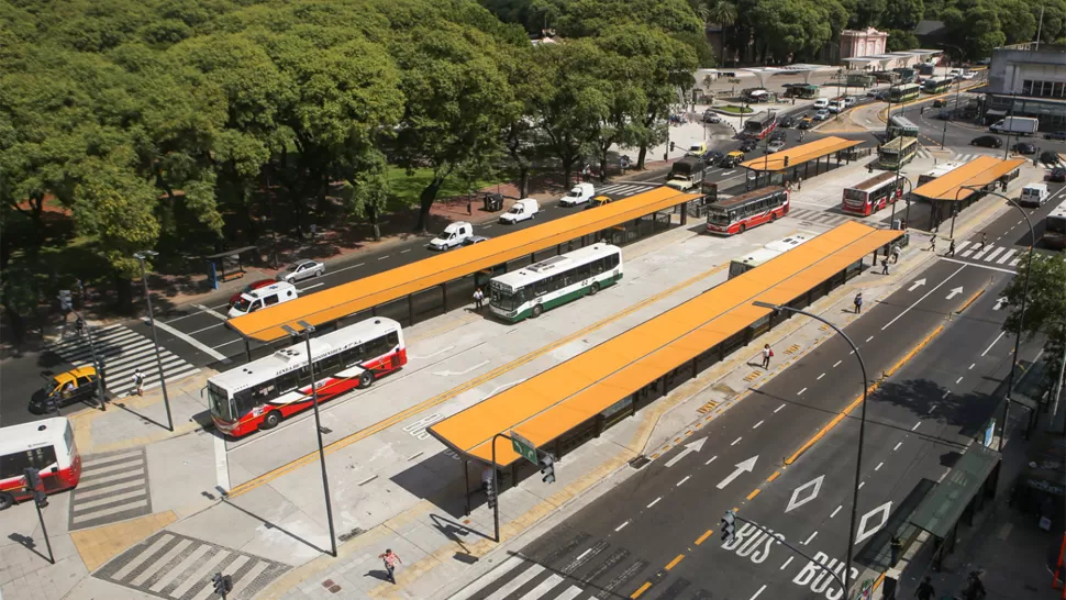 EN CHACARITA. Una de las nuevas estaciones fue habilitada sobre avenida Lacroze, al noroeste de la Ciudad de Buenos Aires. FOTO TOMADA DE BUENOSAIRES.GOB.AR