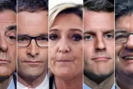 Francia: Macron y Le Pen, favoritos para el balotaje
