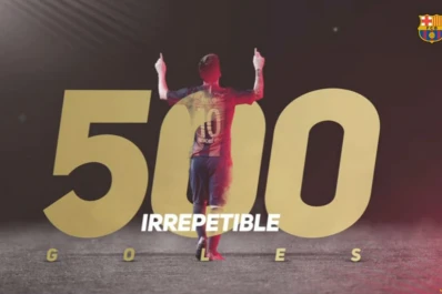 ¡Irrepetible! Barcelona le dedicó un emotivo video a Lionel Messi por sus 500 goles