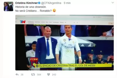 TN se confundió y Cristina Kirchner respondió por Twitter