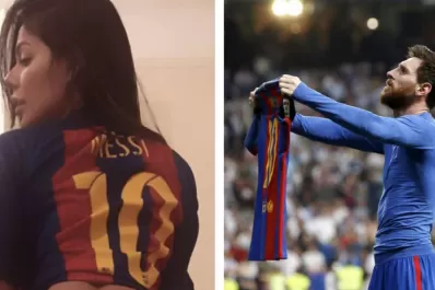 Miss Bumbum felicitó a Messi por sus 500 goles de una manera muy sensual