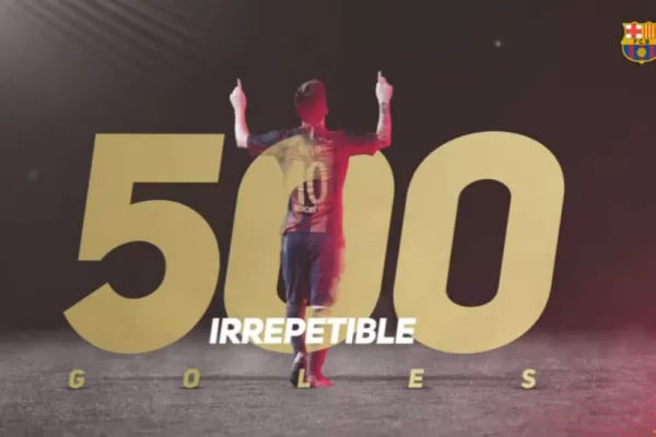 ¡Irrepetible! Barcelona le dedicó un emotivo video a Lionel Messi por sus 500 goles