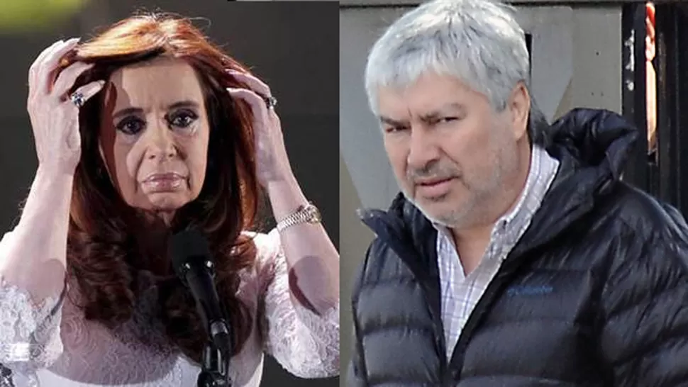 Cristina Kirchner y Lázaro Báez. ARCHIVO