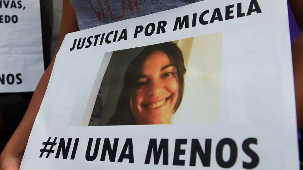 MICAELA GARCÍA. La joven fue violada y asesinada. ARCHIVO