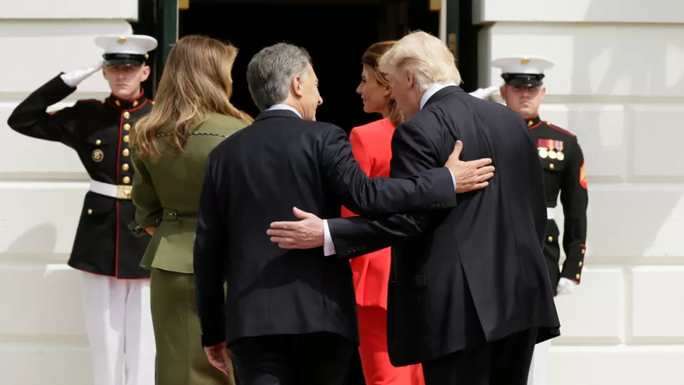 Macri y Trump. REUTERS