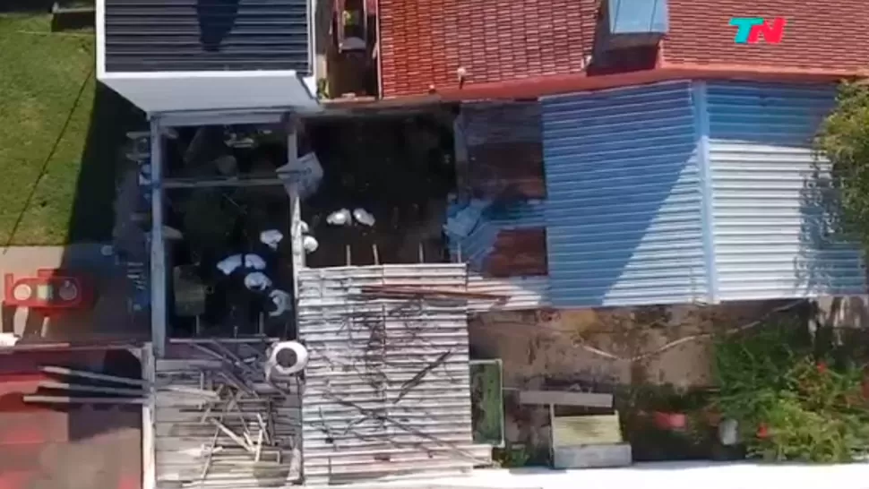 Un perro entrenado halló el cuerpo de Araceli, que estaba bajo una capa de cemento