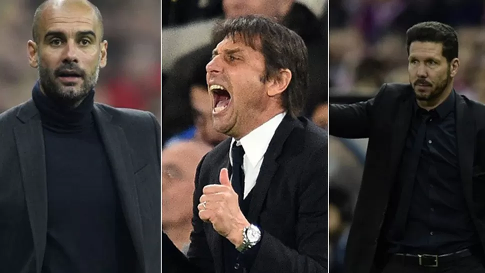 GUARDIOLA, CONTE, SIMEONE