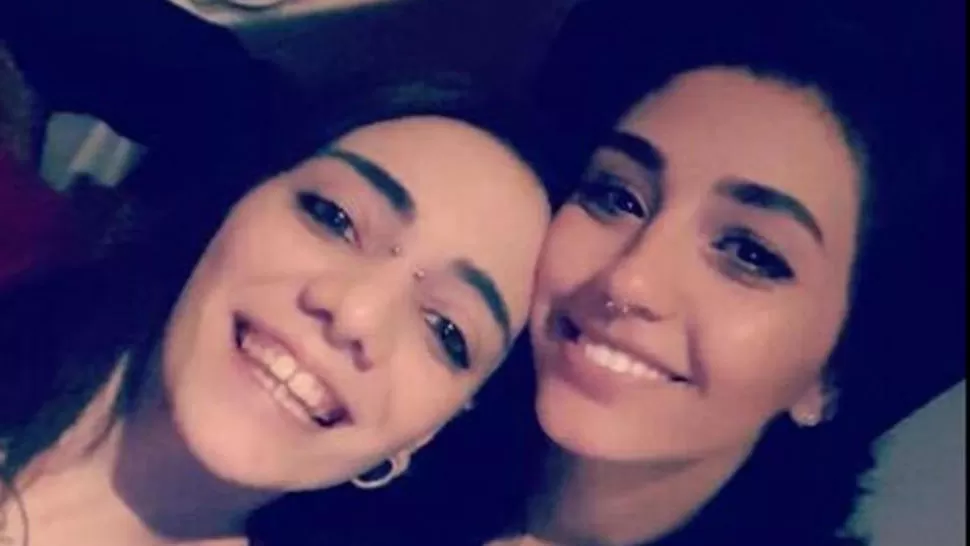 Jimena Rico y su pareja.

