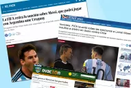 Así ven los diarios del mundo el perdón de la FIFA a Messi